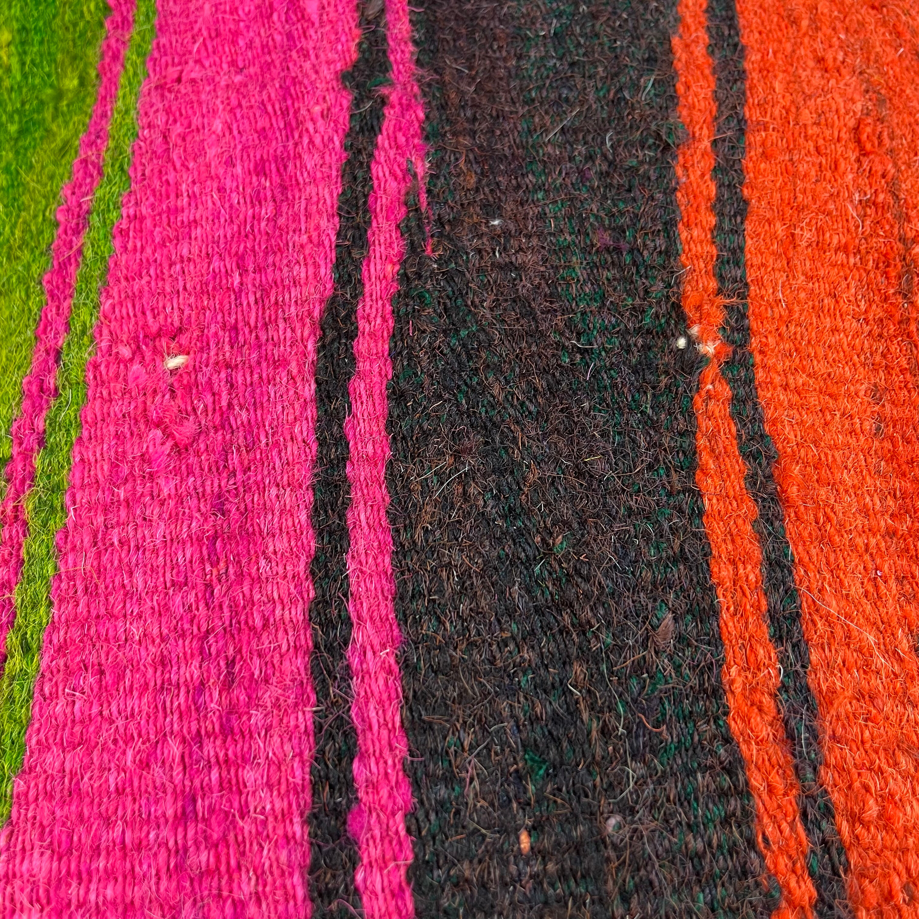 Vintage turkish kilim cushion cover, 30 x 50 cm