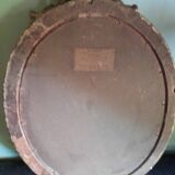 Old oval wood frame