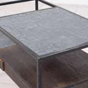 Chariot de bar en mosaïque par Herbert Hirche pour Rosenthal