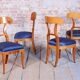 Biedermeier Cherrywood Chairs, Austria, 1820s, Set of 4