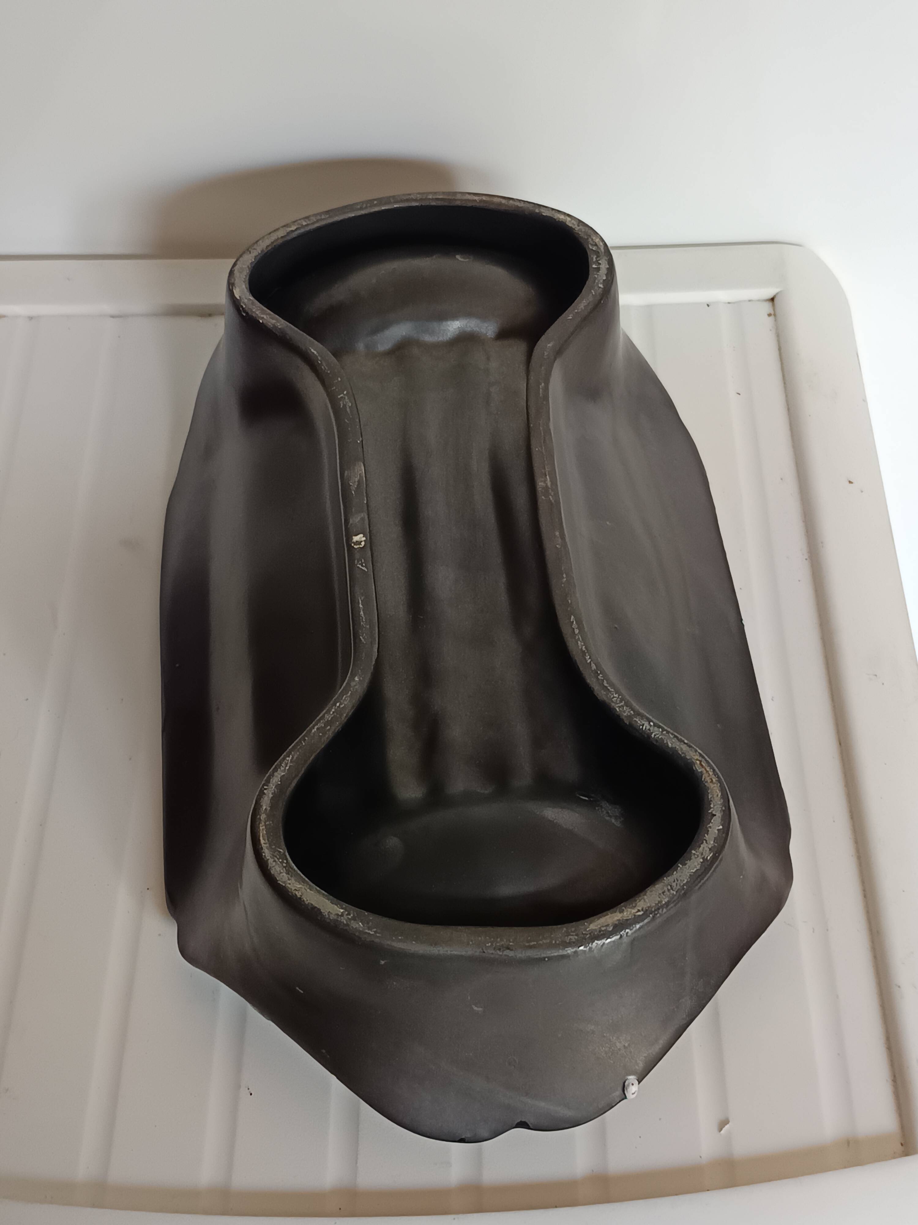 Ceramic plate Émaux des Glaciers "The Cyclops" – 1970s