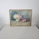 Tableau - Aquarelle Bouquet de fleurs signé Prochot