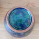 Hand-turned stoneware vase – Iridescent glaze