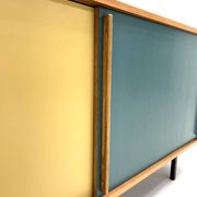 Belgium oak customized sideboard from 1960's