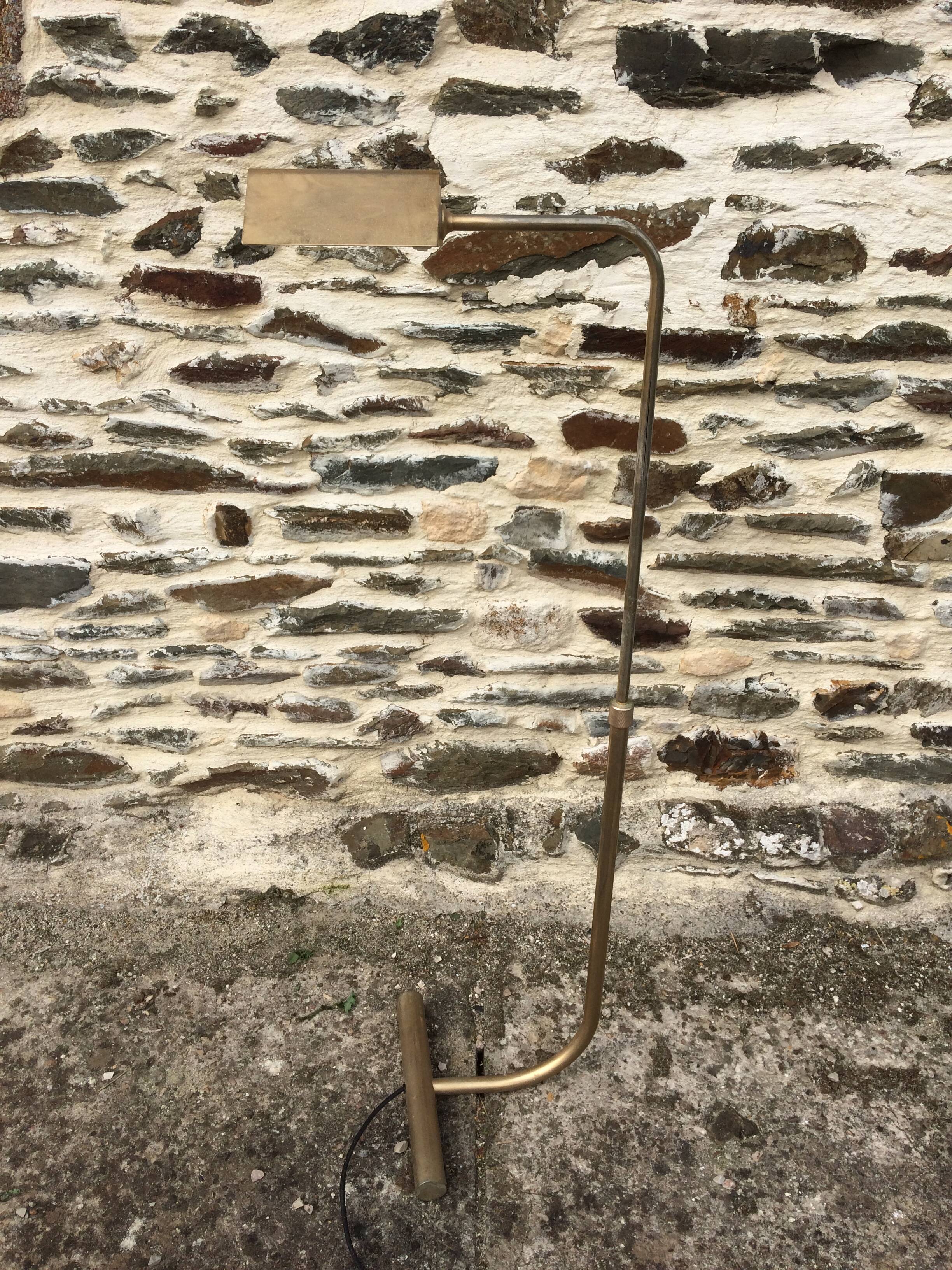 Vintage sliding floor lamp