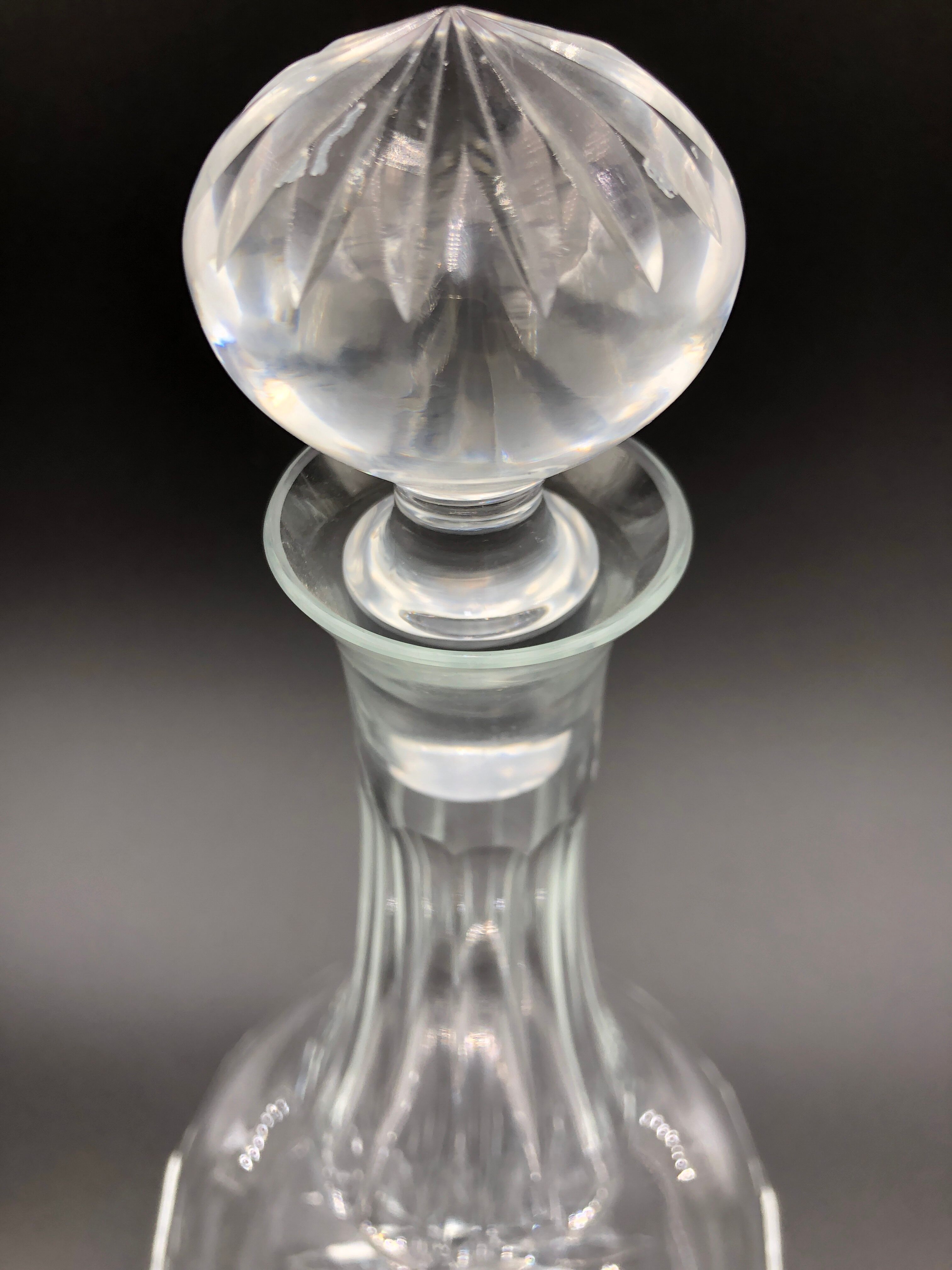 Crystal decanter Val Saint Lambert