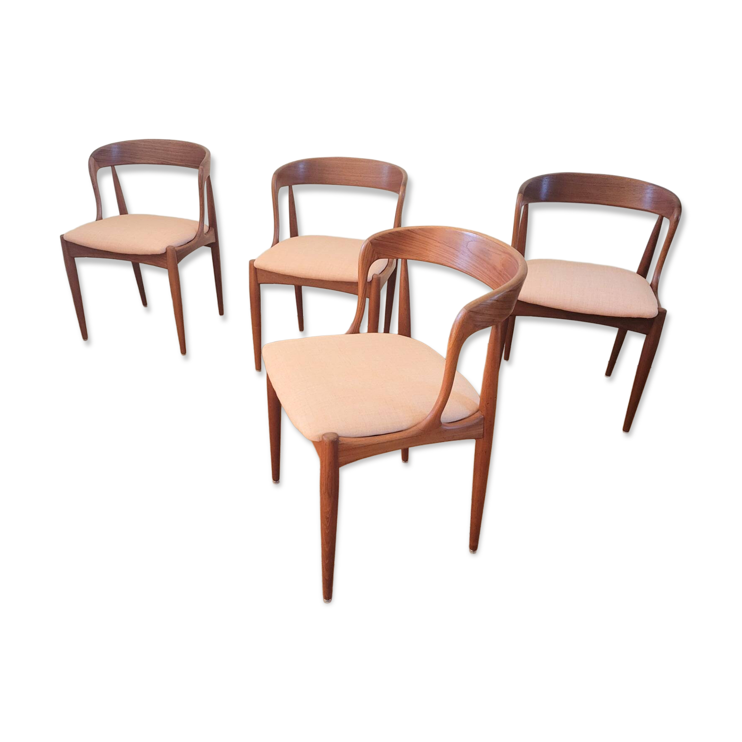Vintage dining chairs No 16 by Johannes Andersen for Uldum