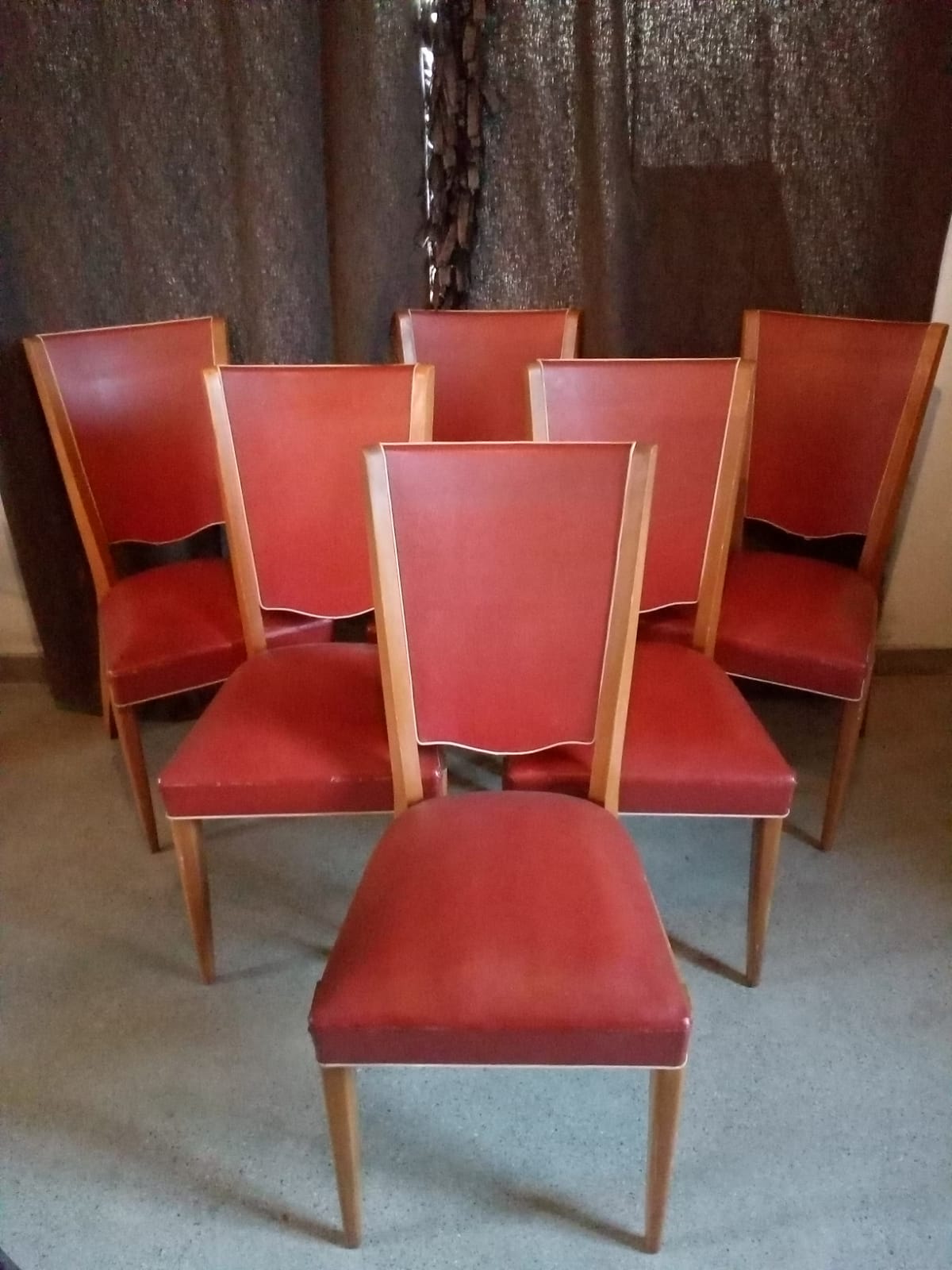 Set of 6 chairs 1960