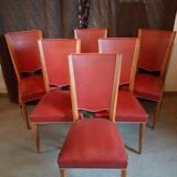 Set of 6 chairs 1960