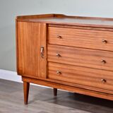 Midcentury Petite Sideboard / Cabinet In Teak From Austinsuite. Vintage Mod