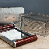 Butter maker and its art deco tray