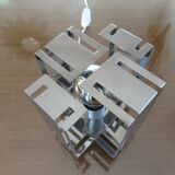 Chrome metal table lamp 70s