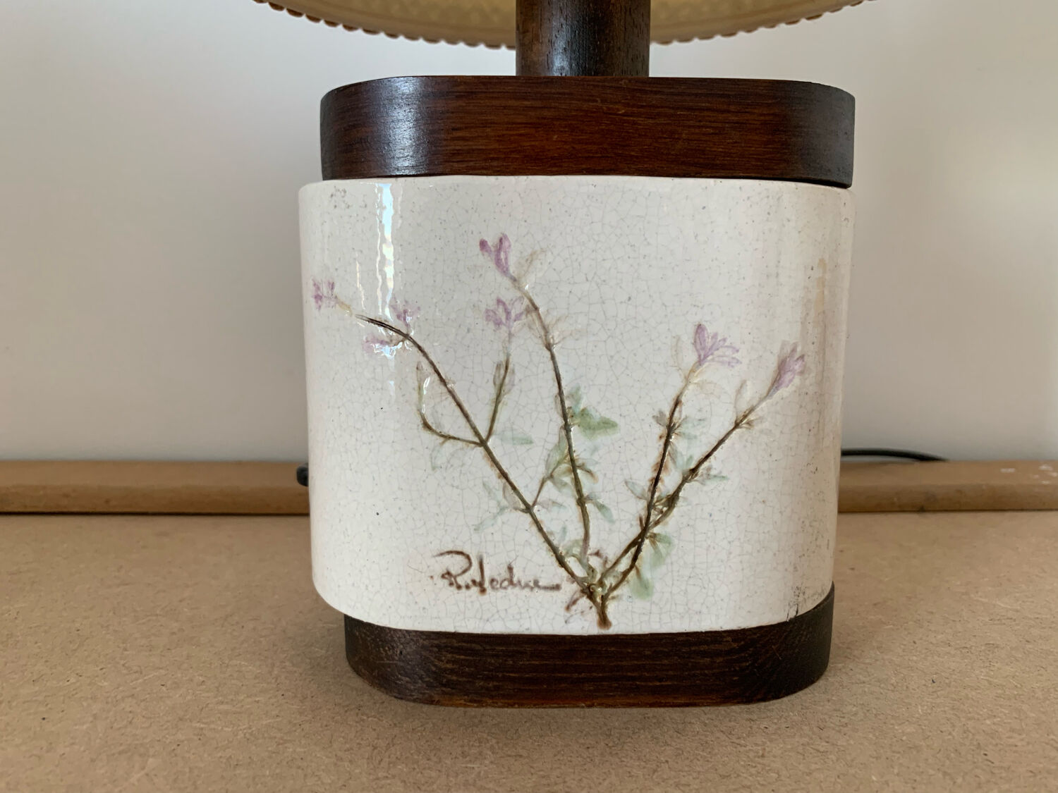 Old Raymonde Leduc lamp