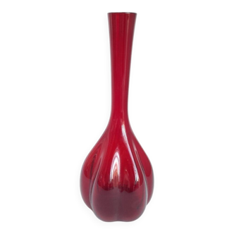 Red pumpkin vase Arthur Percy for Elme Glasbrück