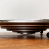 Large postmodern Danish metal bowl by Menu, 1980s.