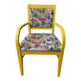 Yellow Africa Armchair