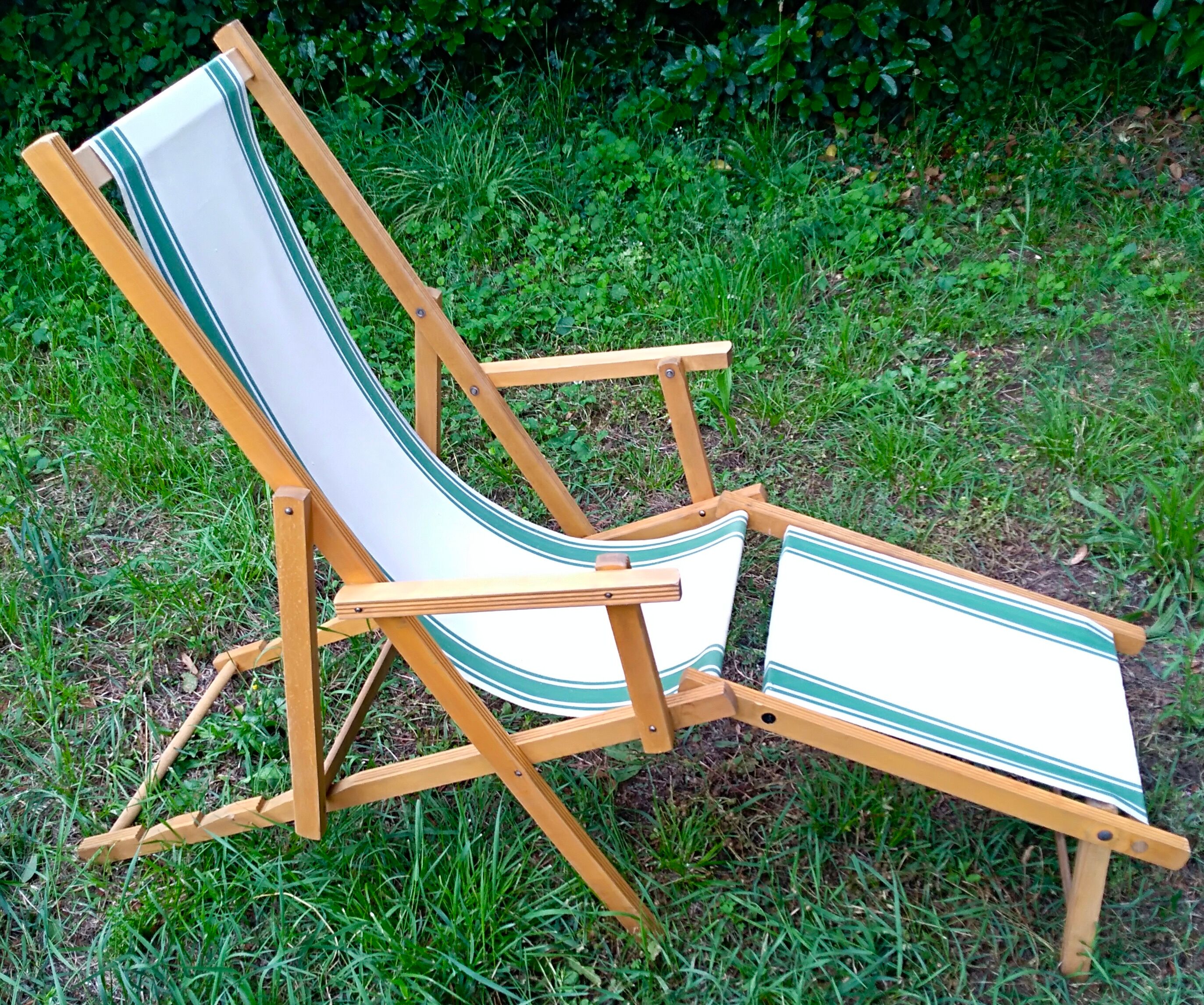Vintage deckchair