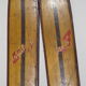 Pair of Skis Rossignol vintage in Hickory with his sticks in dural - 40-50 years