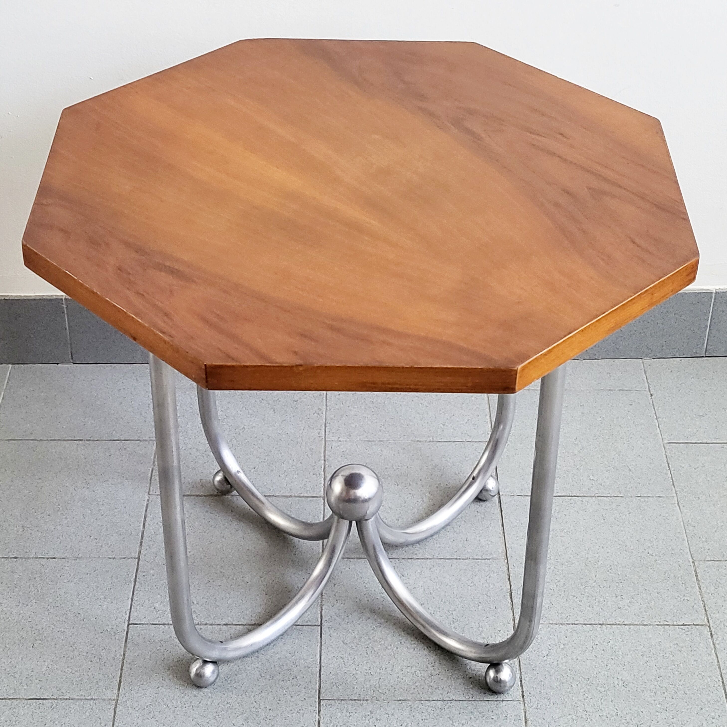 Vintage art deco pedestal table 1930