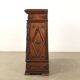 Ancient baroque chest in walnut and chestnut, Italy, 18th century