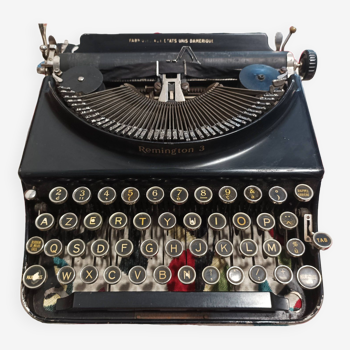 Machine à écrire Remington Portable 3 USA Années 3030