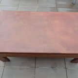 Vintage leather coffee table