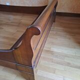 Lit Louis Philippe 140 x 190 bois massif