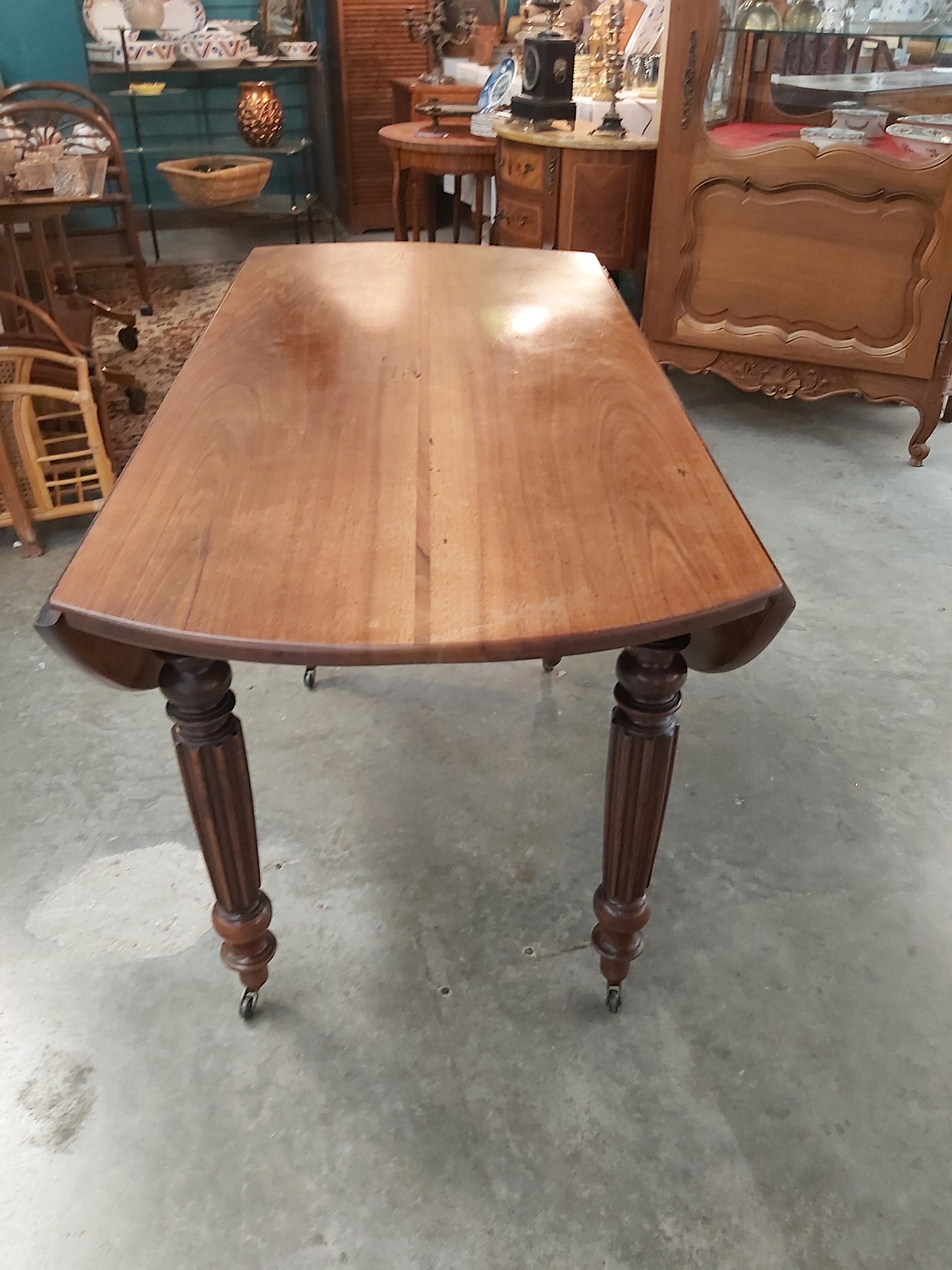 Louis Philippe walnut table