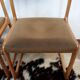 6 chairs Baumann vintage sled