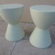 Pair of vintage prince AHA stools by Philippe Starck for Kartell 1996