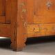 Buffet d’angle ancien en bois de cerisier avec tiroirs, Italie, XIXe siècle