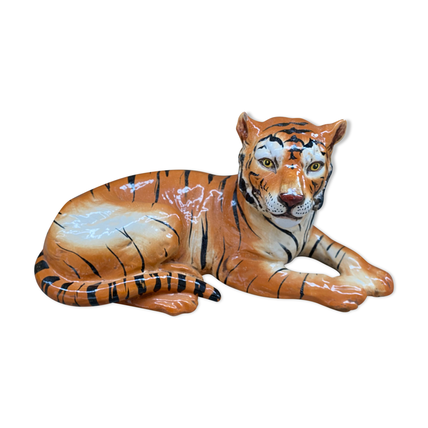 Tiger in ceramic