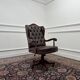 Grand fauteuil de bureau Chesterfield en anglais