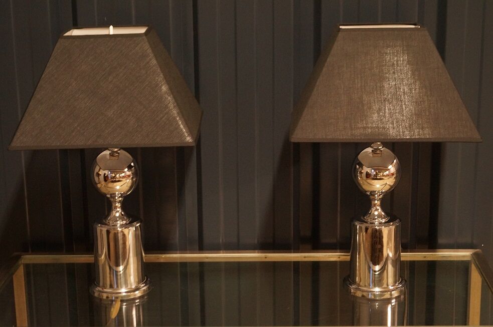 Paire de lampe design 1970