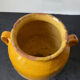 Old pot confit / fat glazed terracotta yellow southwest France