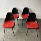 Set 4 mid century 1960’s chairs by Maurice Burke for Arkana