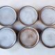 6 stoneware plates from Ratilly / J&N Pierlot / Puisaye