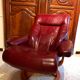 Scandinavian reclining relax armchair in Anderssons leather