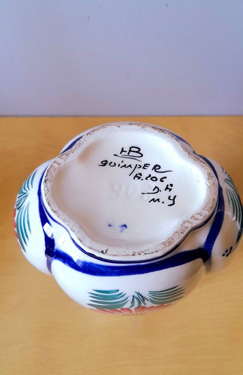 Henriot Quimper Pitcher