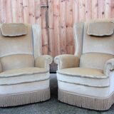 A pair of uszak armchairs, 70’s