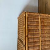 Antique wicker chest