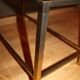 Set of 2 tables 60s/70s vintage brass