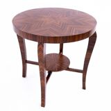 Round Art Deco coffee table, Poland, mid 20th century. after renovation.