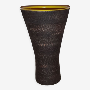 Vase diabolo céramique années 50