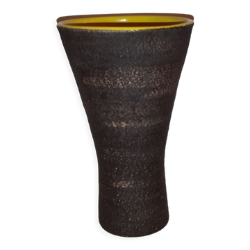 Vase diabolo céramique années 50