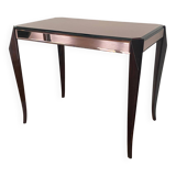 Coffee table with beveled mirrors