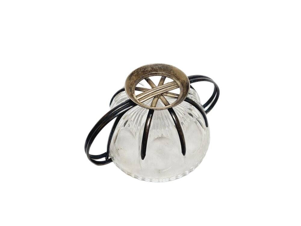 Art Deco sugar bowl from Hefra, Poland, 1970s