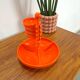 Orange plastic bowl set Emsa Germany vintage