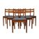 Set of six teak chairs, Danish design, 1970s, designer: Poul M. Volther
