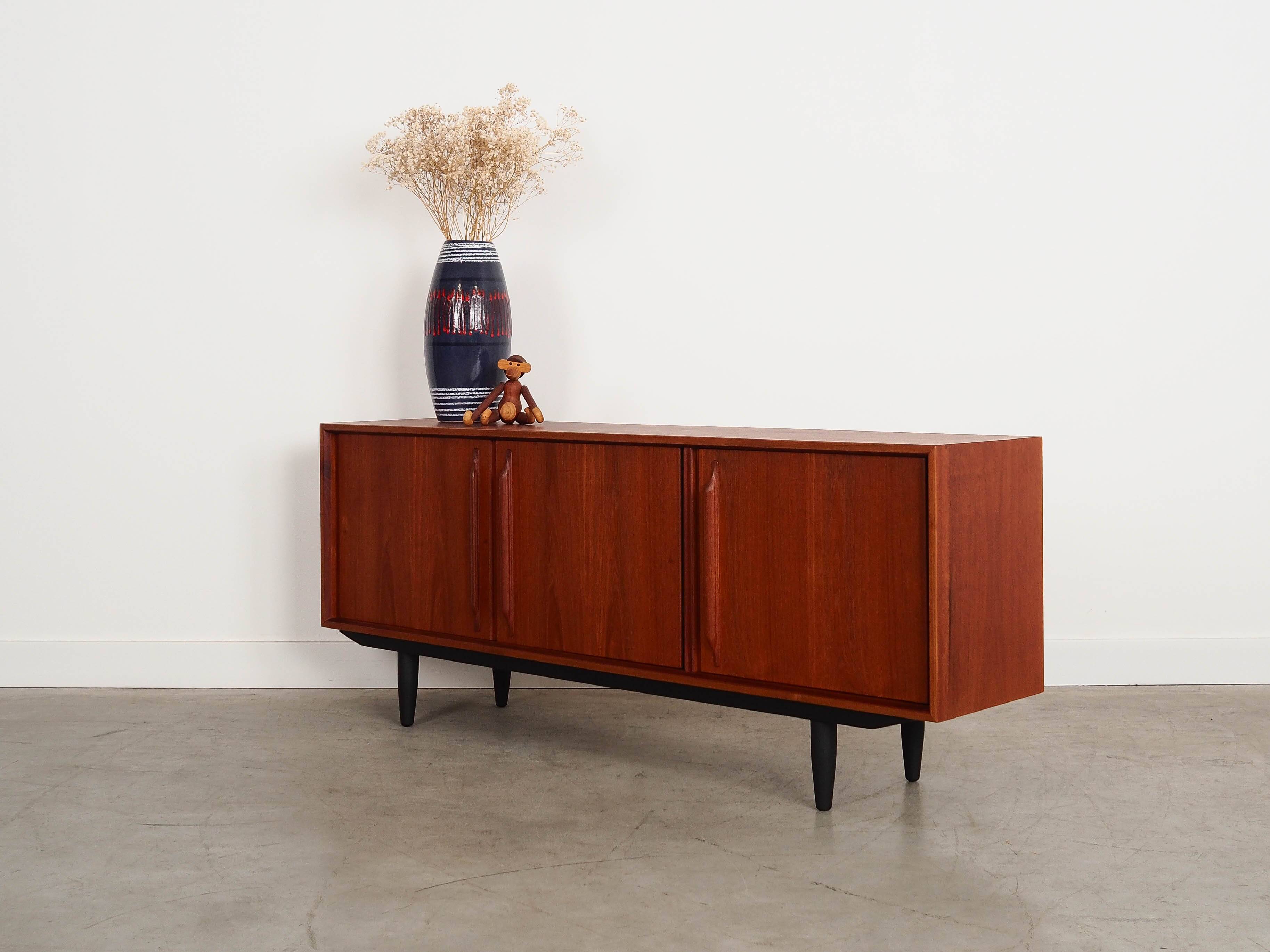 Teak sideboard, Danish design, 1960s, manufactured in Denmark
